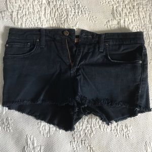 Joe’s Jeans navy denim shorts
